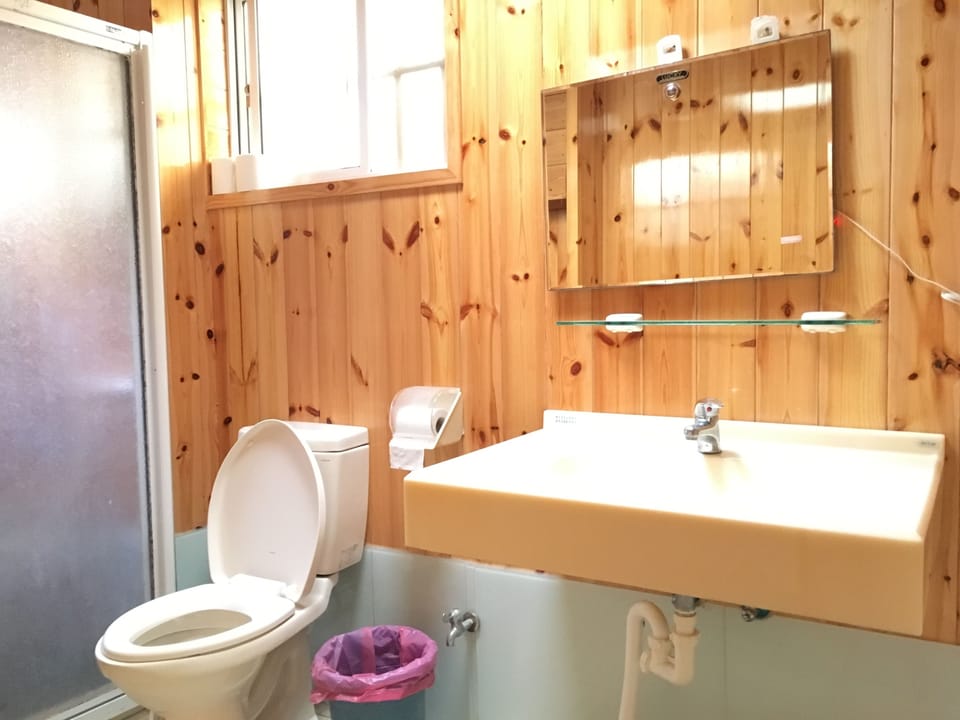 Family Suite | Bathroom | Shower, free toiletries, hair dryer, slippers