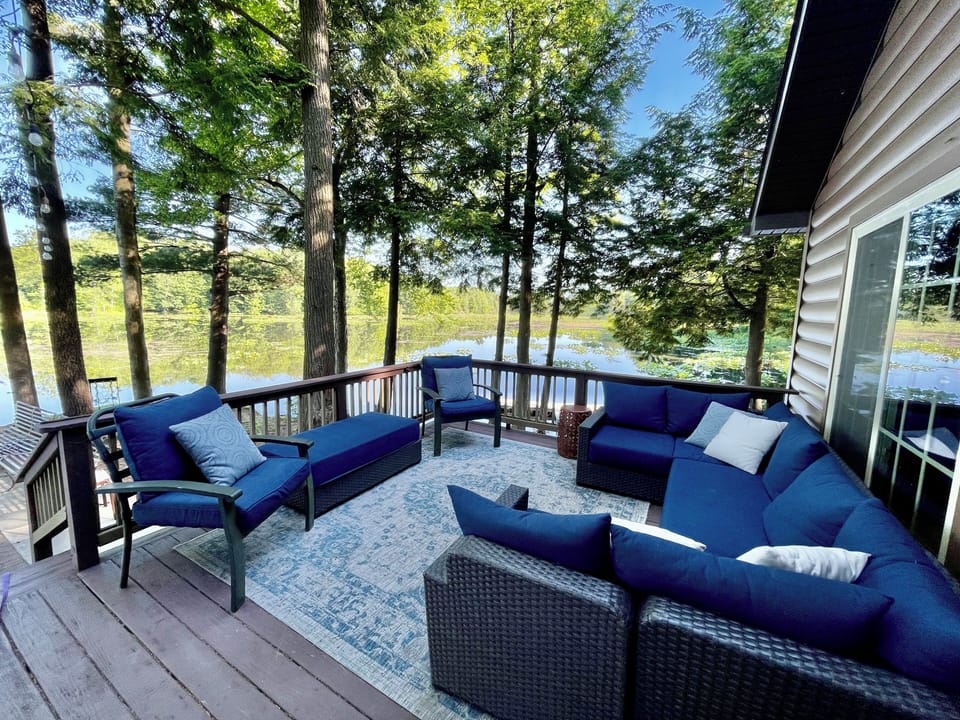 Private back deck