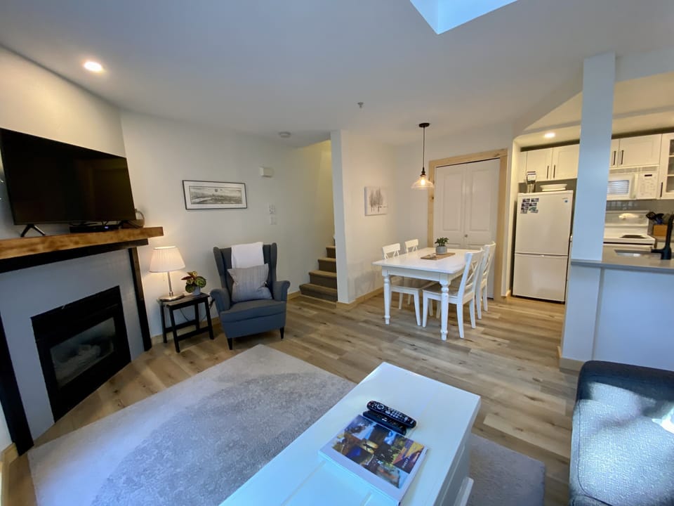 Living room and kitchen