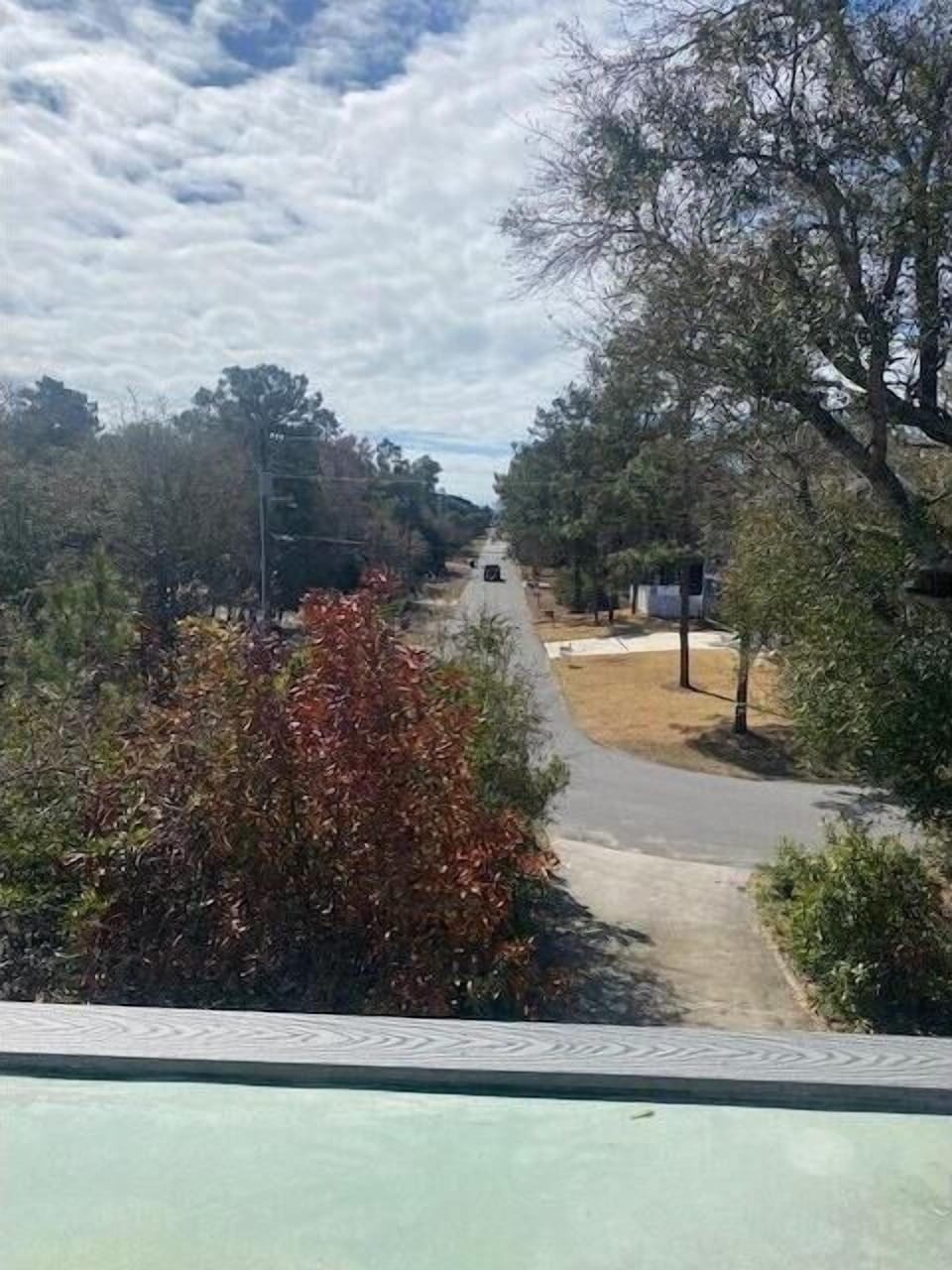 view from deck off living room