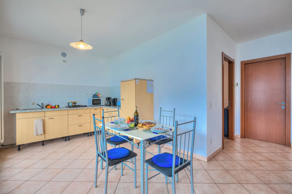 Kitchen and dining area