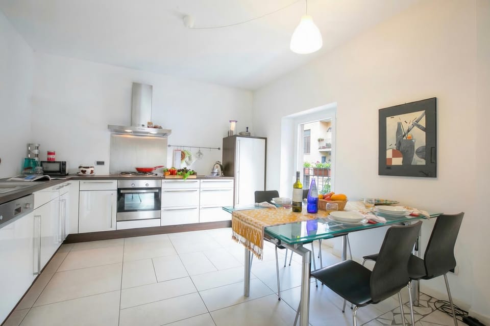 Kitchen and dining area