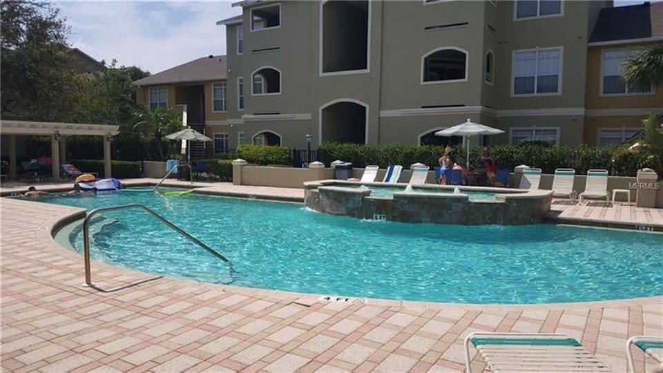View of pool from clubhouse