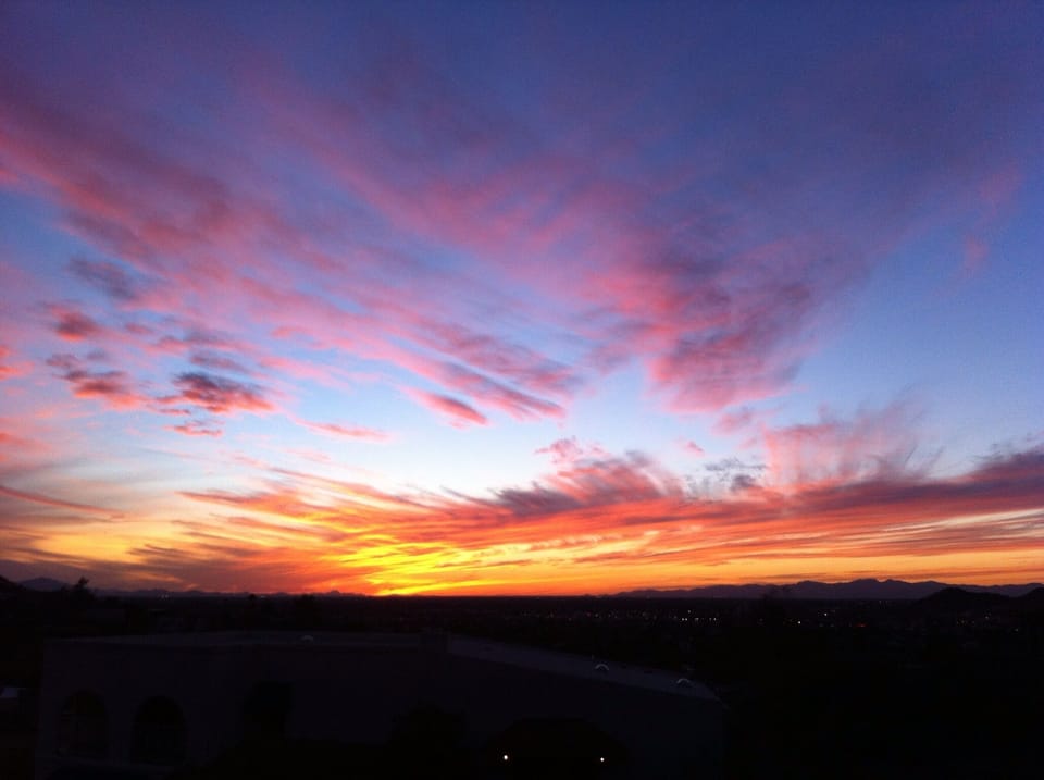Colorful skies 