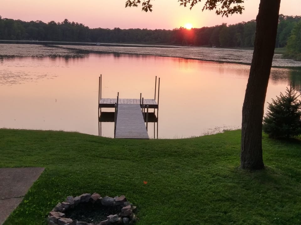 Lake view from the deck