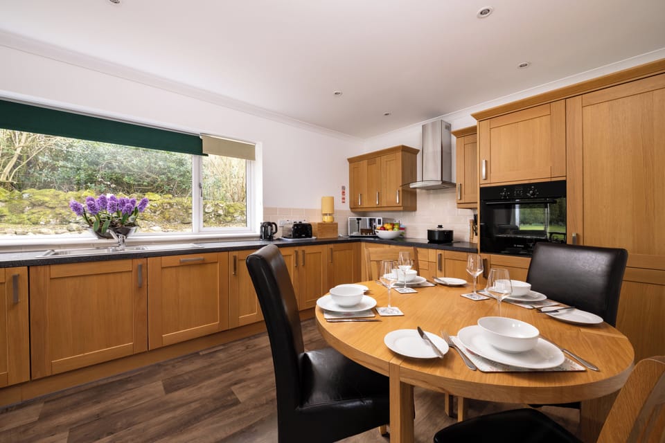 Premium Bungalow, 2 Bedrooms (Lodge 6) | Private kitchen | Fridge, microwave, oven, stovetop