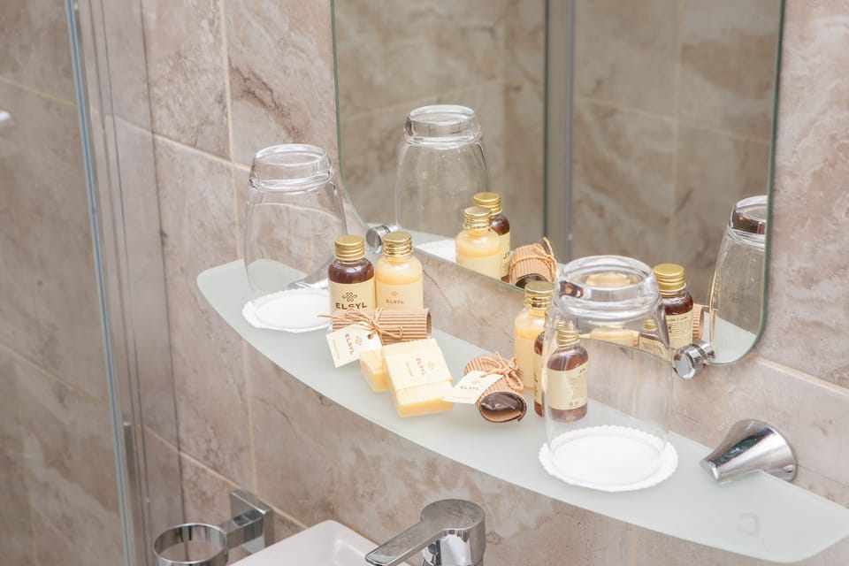 Basic Double Room | Bathroom | Shower, hair dryer, towels