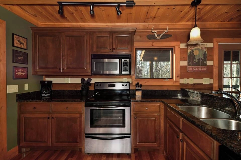 Kitchen + Granite + Stainless Appliances