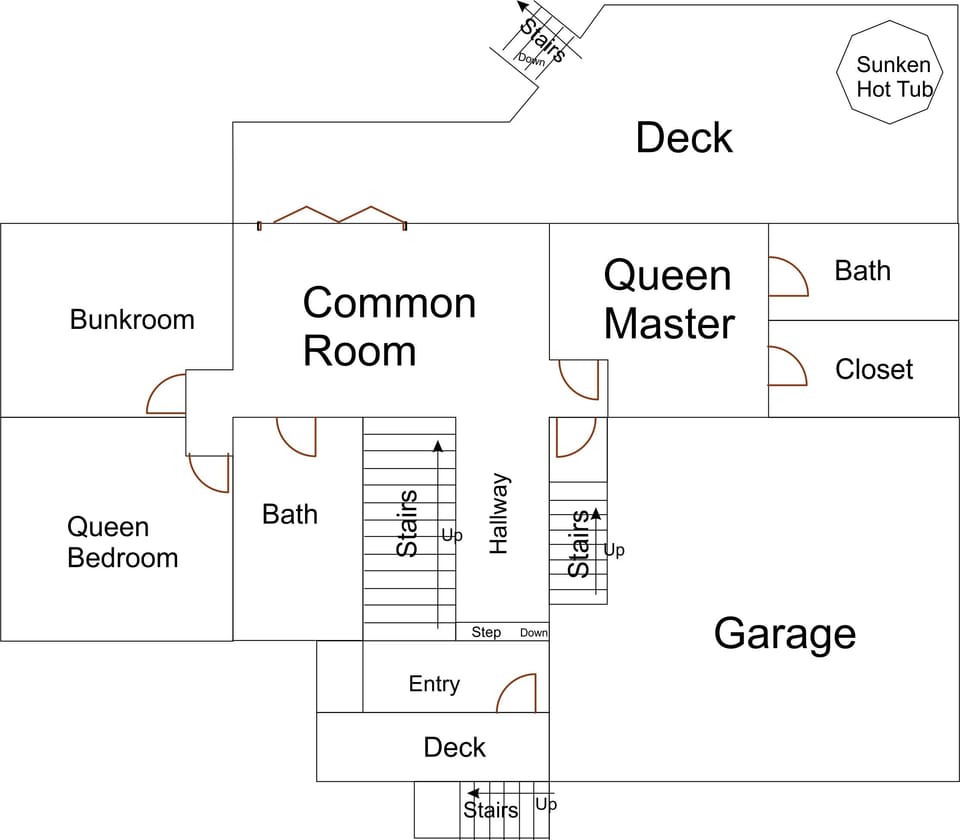 First Floor | Main Entry through Front Deck