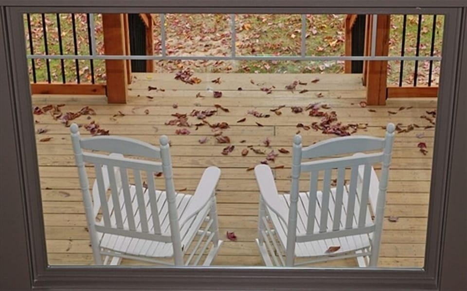 Back Porch On The Rim Of The Meadow River Gorge