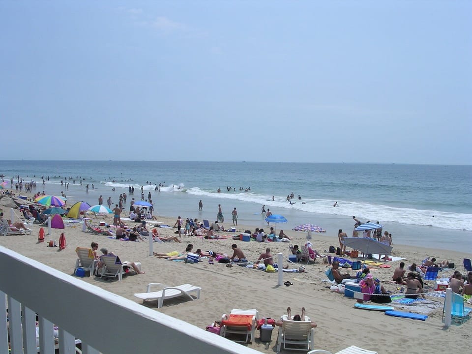 Beach view from deck 