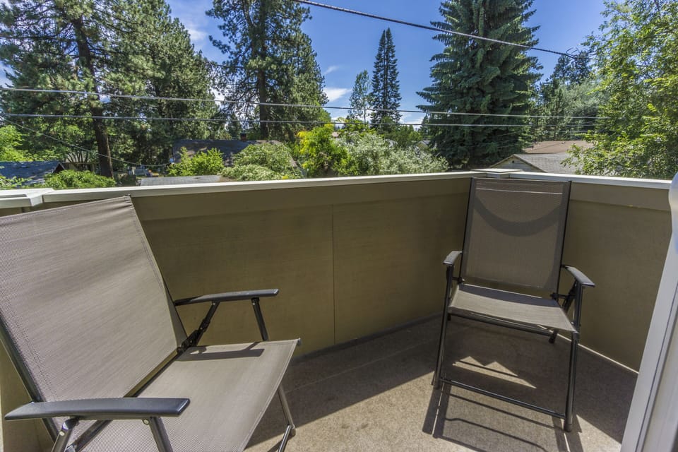 Enjoy your Morning Coffee on the Balcony. 