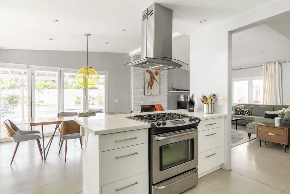 Kitchen facing outward