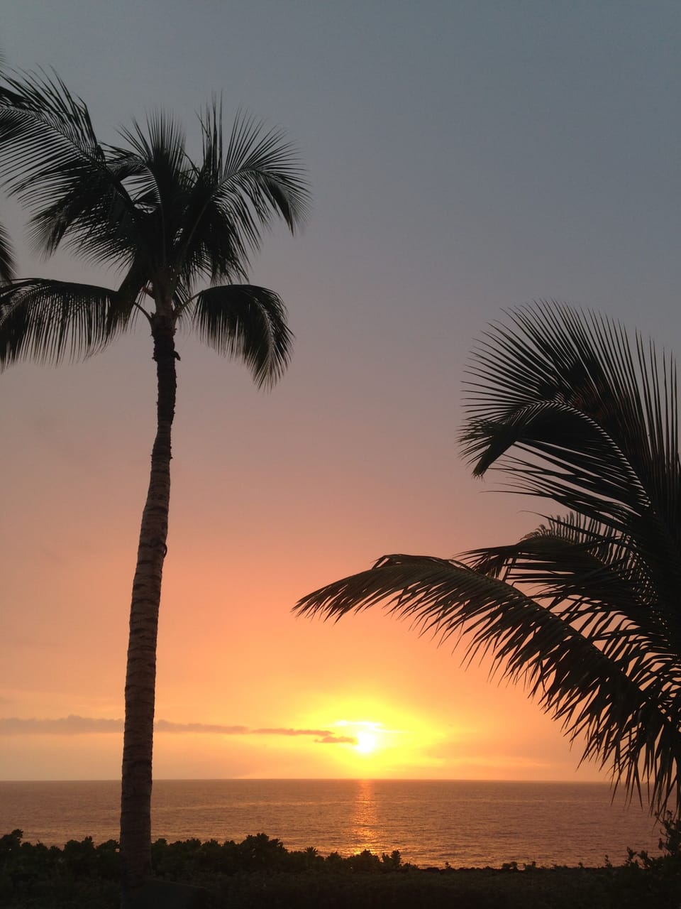 Sunset at clubhouse