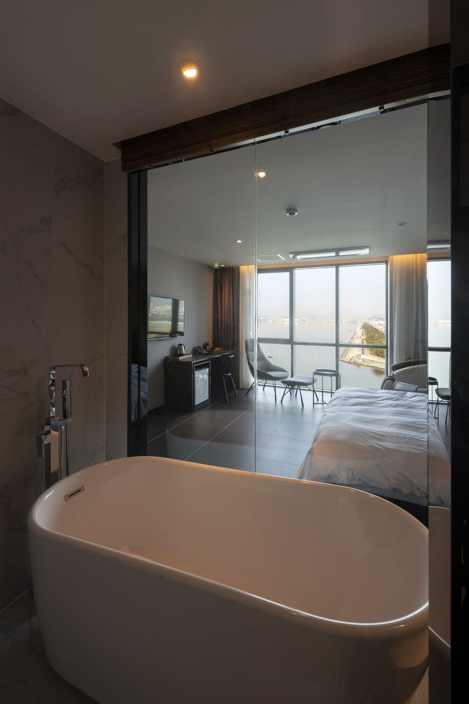 Premium Double Room, 1 King Bed, Private Bathroom, Beachfront | Down comforters, soundproofing, free WiFi, bed sheets