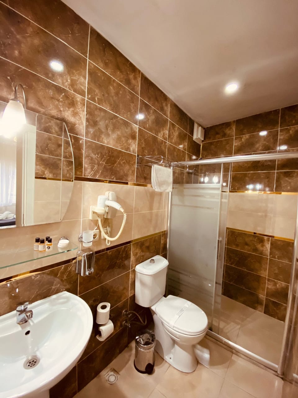 Standard Double or Twin Room | Bathroom | Shower, free toiletries, hair dryer, bathrobes
