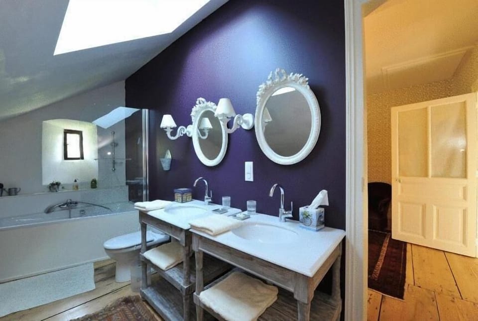 Designer toiletries, hair dryer, bathrobes, slippers