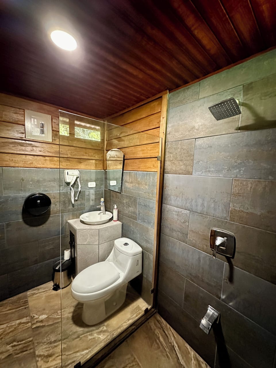 Luxury Studio, Mountain View, Mountainside | Bathroom | Shower, towels, soap, shampoo