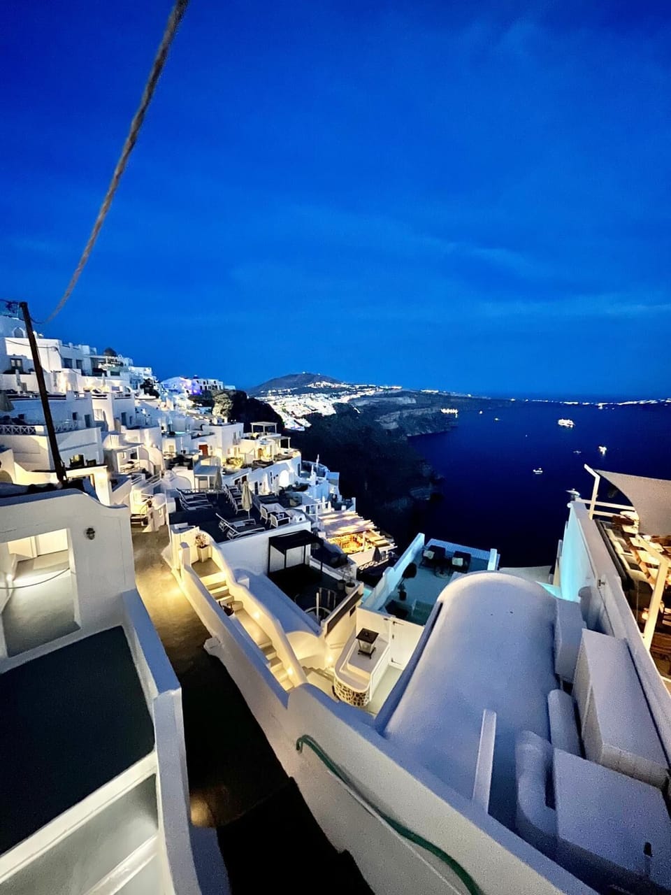 Caldera at night 