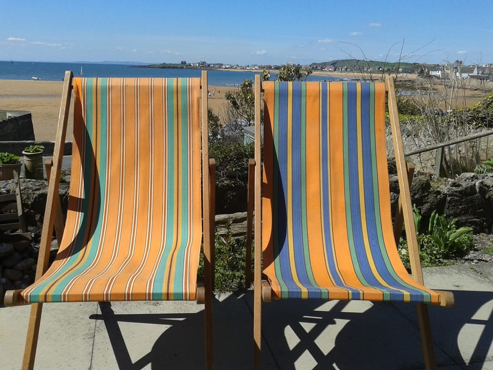 Sun bath from the terrace with views of golden sands that stretch for miles. 