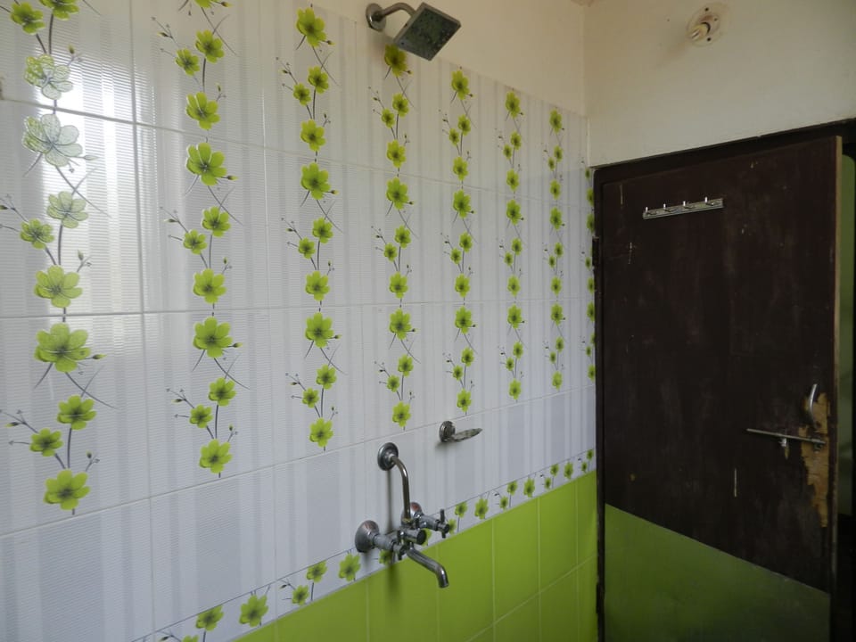Basic Triple Room, Multiple Beds, Smoking, Mountain View | Bathroom shower
