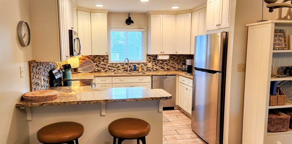 Fully stocked kitchen