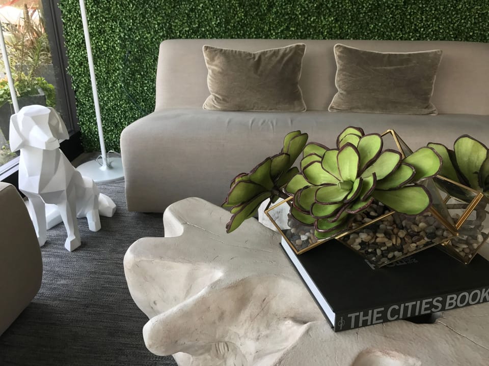Lobby sitting area