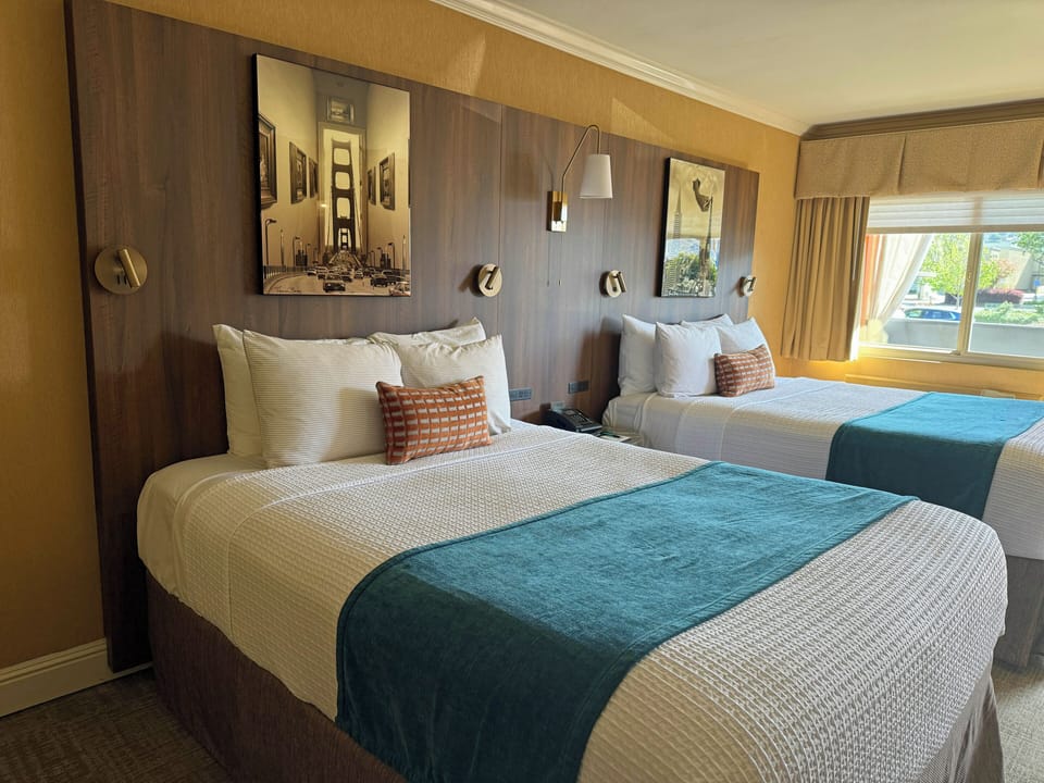 Deluxe Double Room, 2 Queen Beds | Hypo-allergenic bedding, pillowtop beds, in-room safe