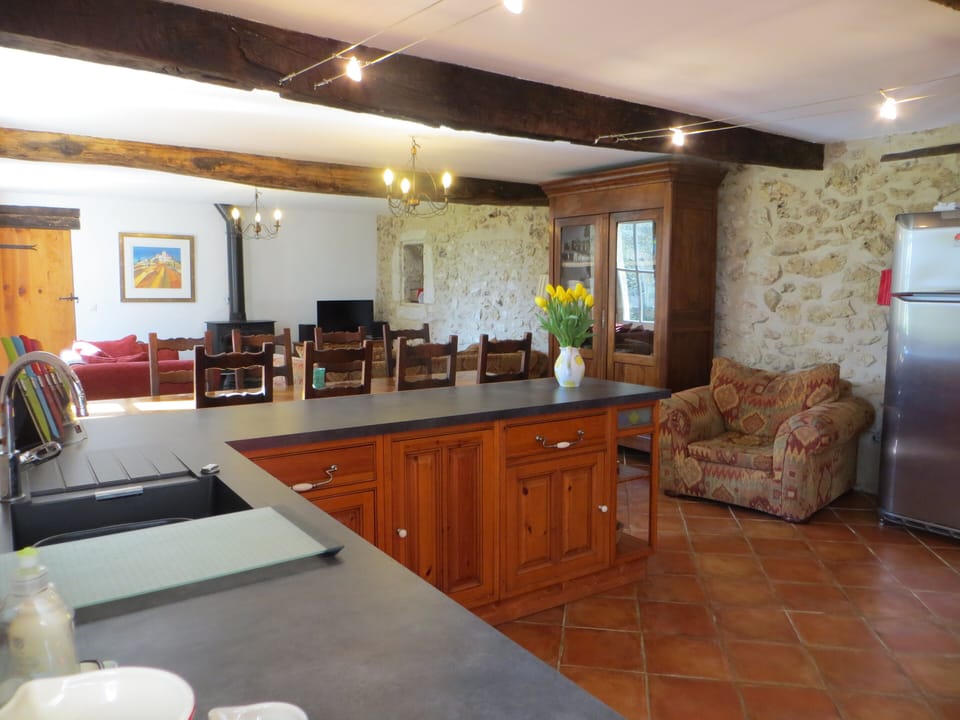 Large farmhouse kitchen
