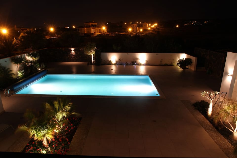 Pool at night