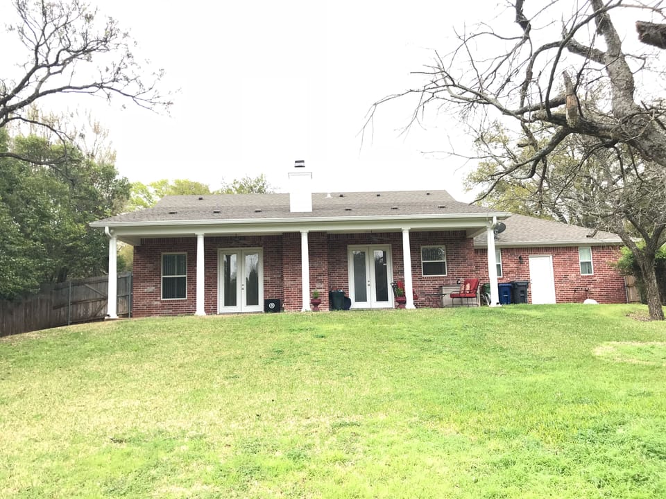 Big beautiful yard.