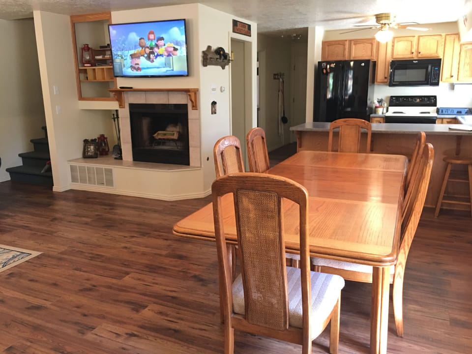 Main floor dining room located off of the living room.