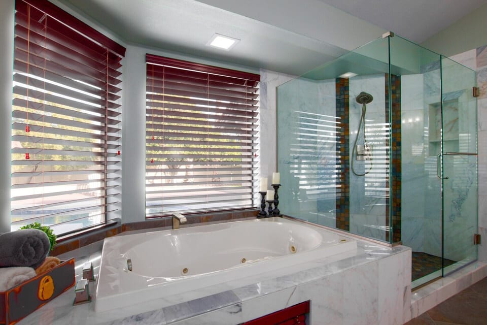 Master Bath Tub and Shower