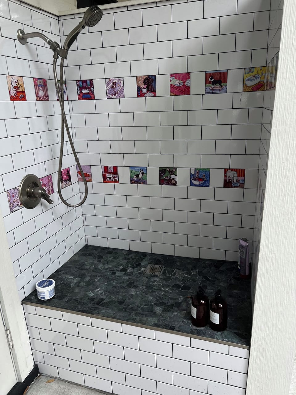 Dog shower you’re welcome to use