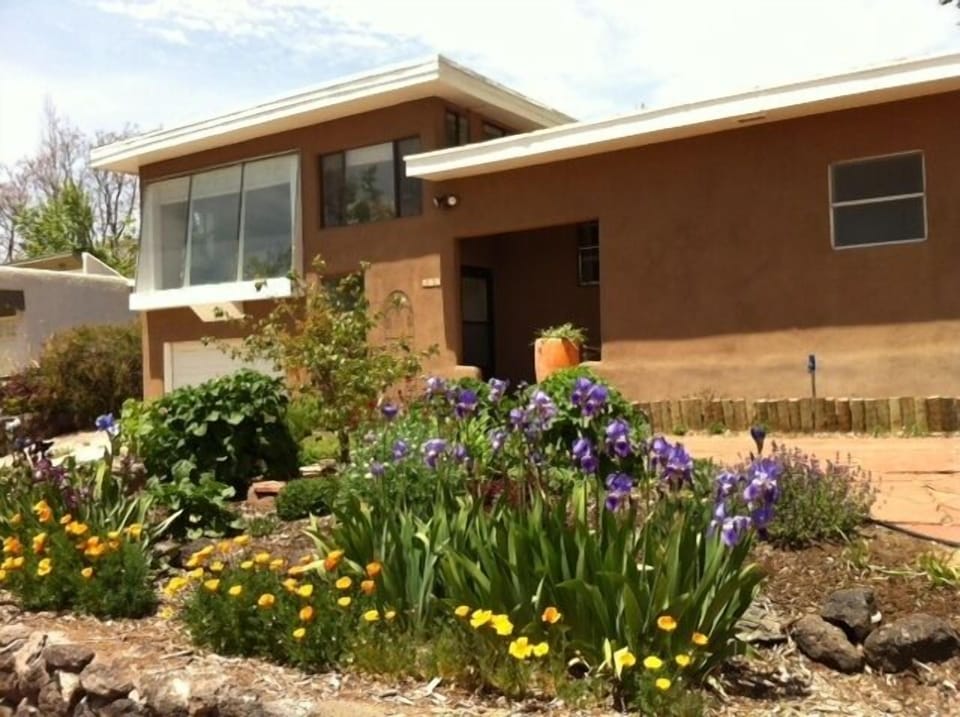 Front of house in Spring
