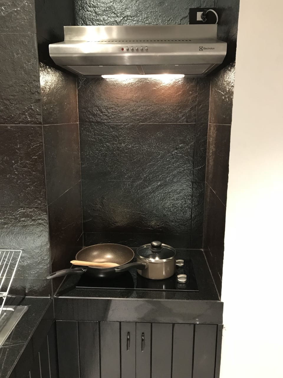 One Bedroom Villa | Private kitchen | Full-size fridge, microwave, stovetop, electric kettle