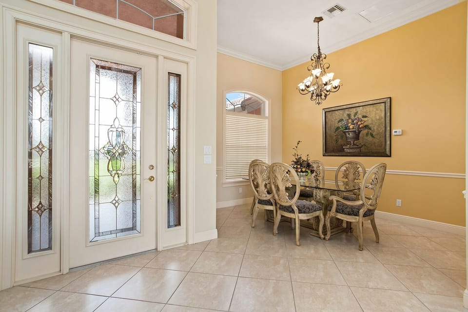 Entryway & Dining Area