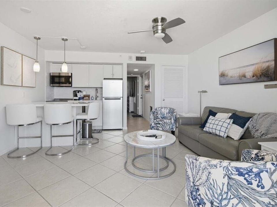 living room & dining area