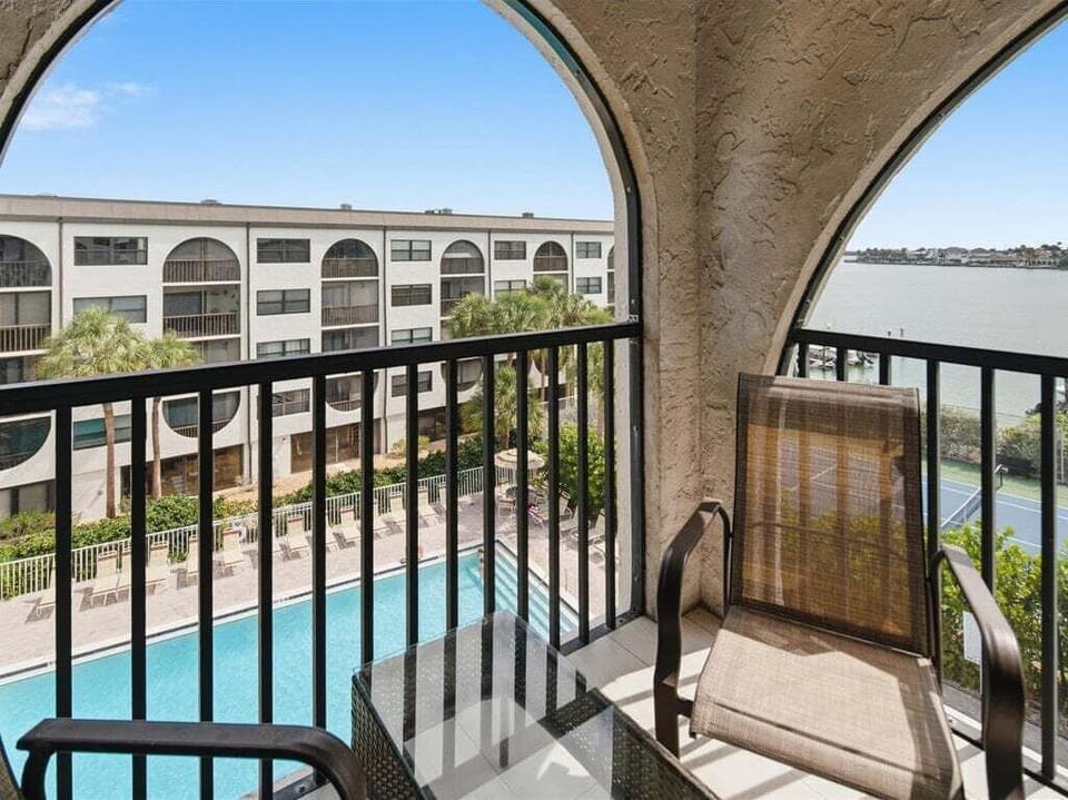 back patio pool and waterview