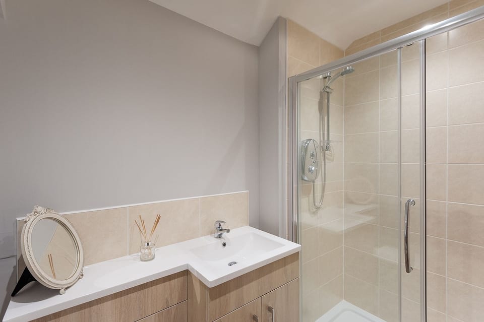 new shower room off french lounge