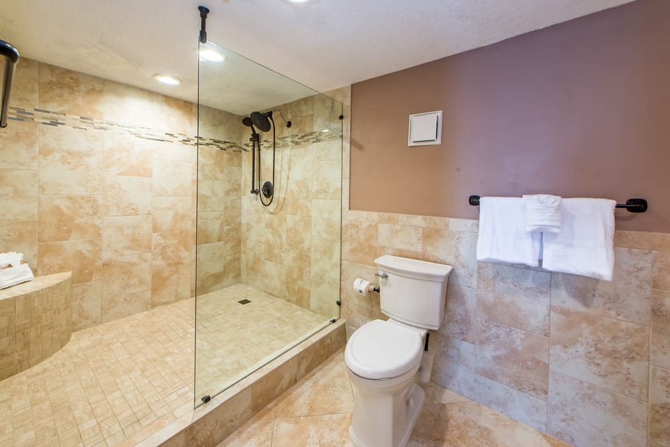 Huge Walk-in shower in Master Bath