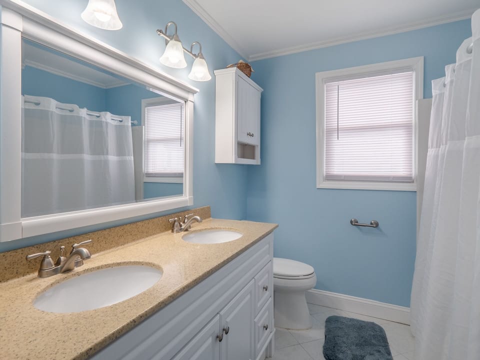 First Bathroom - Double Vanity + Shower/Tub Combo, Hallway Access - Second Floor