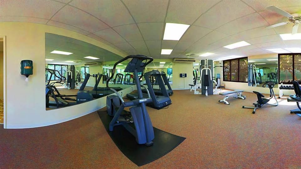 Well equipped gym