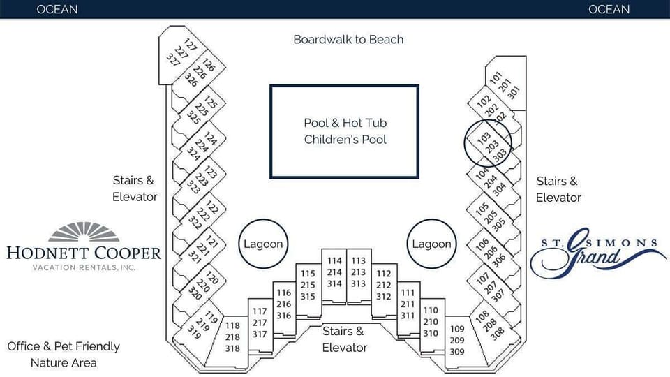Saint Simons Grand #103 Building Map