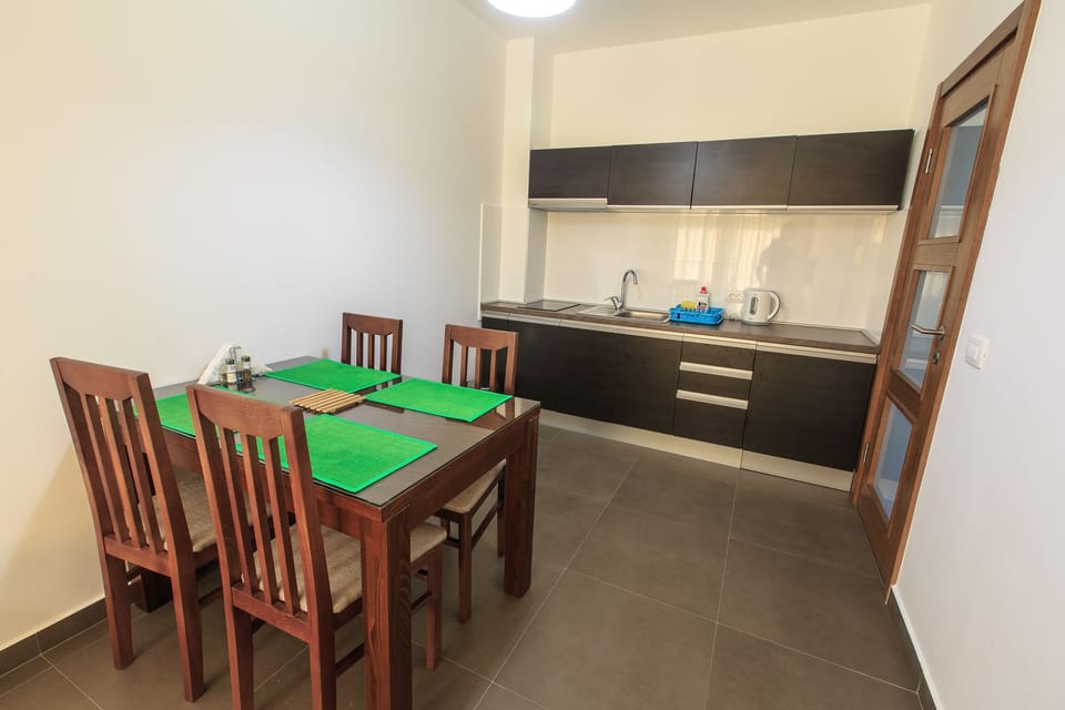 Apartment, 1 Bedroom, Terrace, Sea View | Private kitchen | Fridge, stovetop, coffee/tea maker, electric kettle