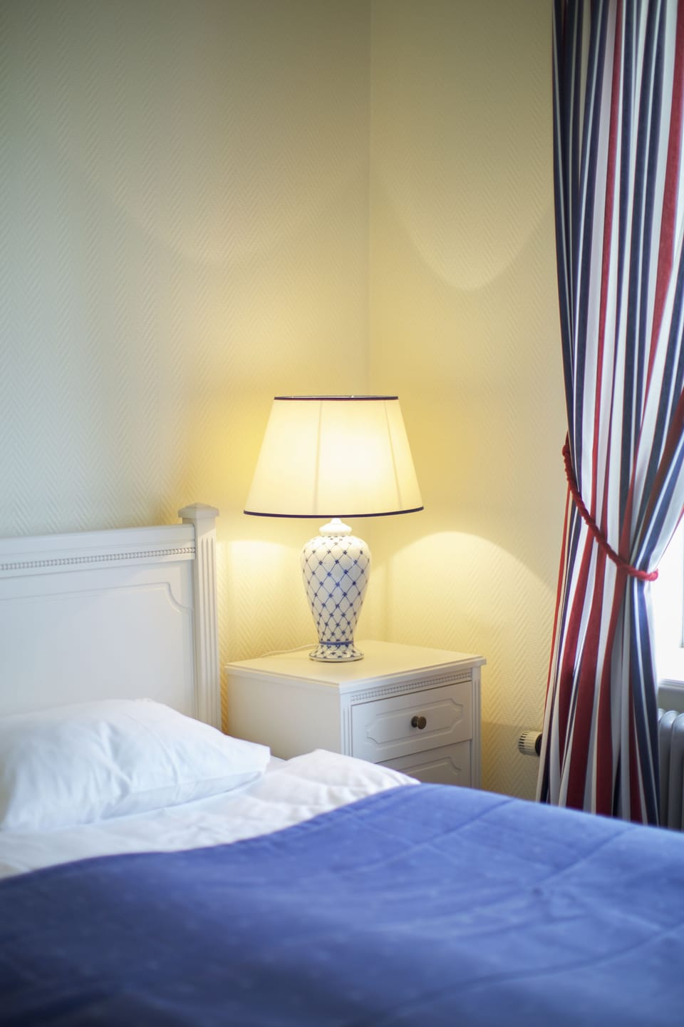 Individually decorated, individually furnished, blackout drapes