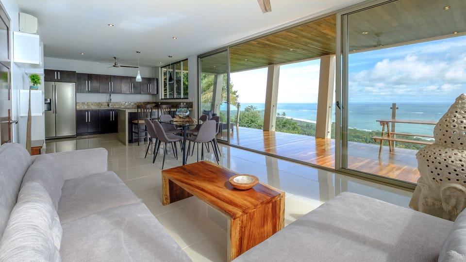 living room with a view