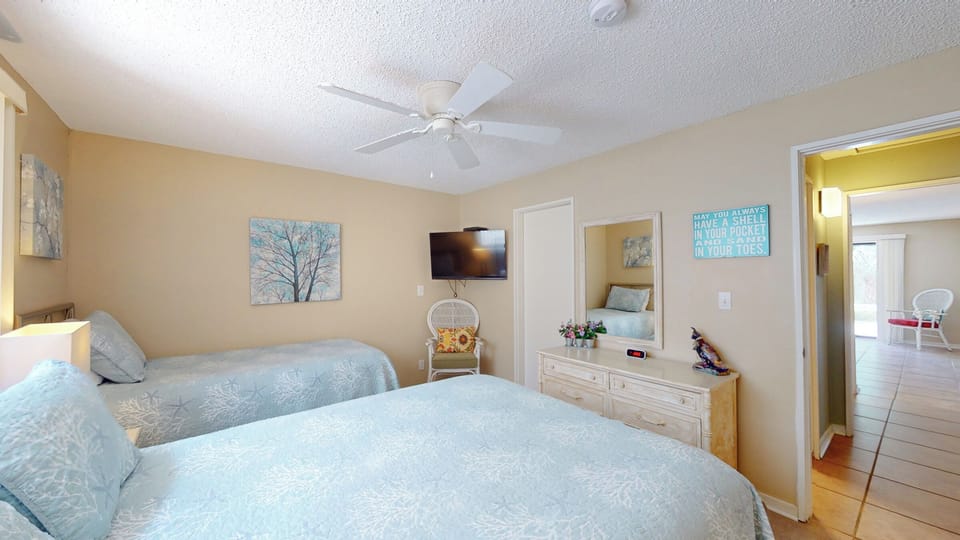 Guest Bedroom with HDTV