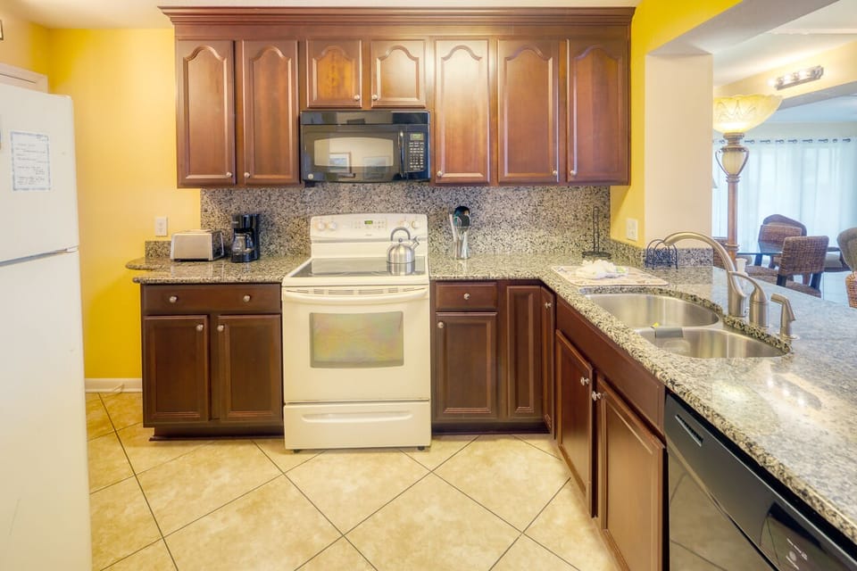 Kitchen - Don’t feel like dining out? The kitchen is fully equipped to enjoy all your favorite meals at home