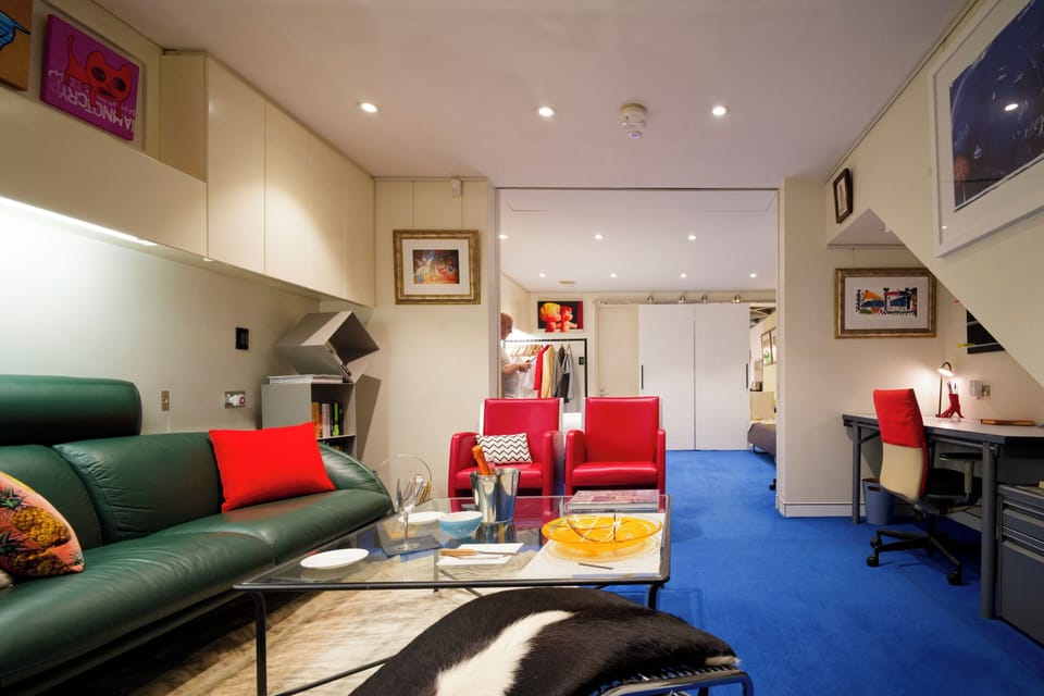 Sumptuous leather lounges & chairs